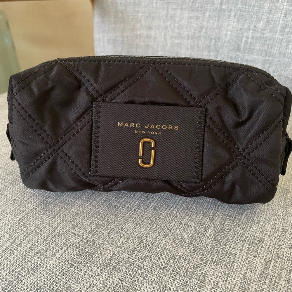 Marc Jacobs Small Quilted Nylon cosmetic bag.